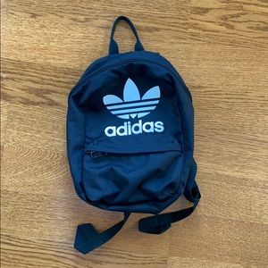 Adidas black mini backpack